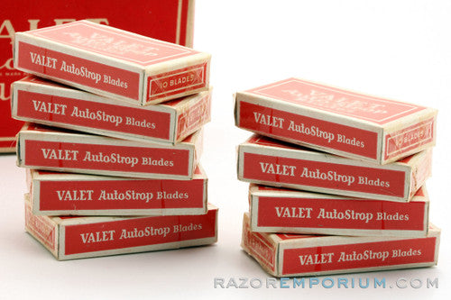 Valet Auto Strop Blades (pack of 10) - New Old Stock (NOS) Razor Blades
