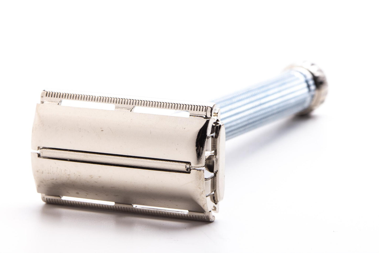 1964 J4 Gillette Blue Star Lady Gillette Double Edge Safety Razor | Original Condition