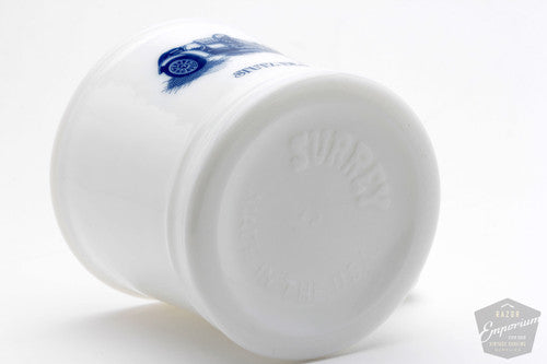 Surrey Milk Glass Shaving Mug - Stutz Bearcat 1914