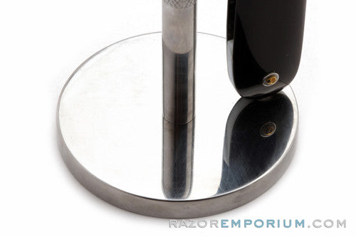 Two Piece Brush & Straight Razor Stand | Stainless Steel Stand