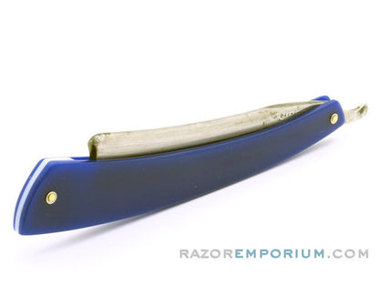 6/8" Vintage Cast Steel "Warranted" Straight Razor w/ Acrylic Scales