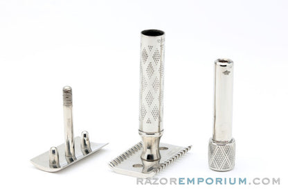 1920's Gillette New Improved Richwood Safety Razor Set | Nickel Revamp