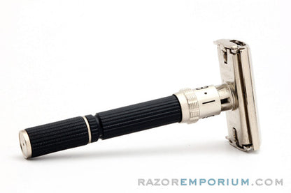 1970 Gillette Super Adjustable 84 Double Edge Safety Razor P2 - Nickel Revamp