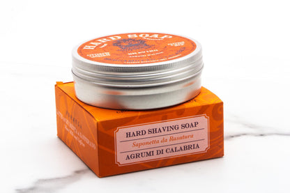 Abbate Y La Mantia | Agrumi di Calabria - Bergamotto Di Calabria Hard Shaving Soap, 80g