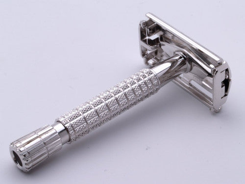 1950's Gillette Flare Tip Rocket Super Speed Safety Razor | Rhodium Revamp | Made in England