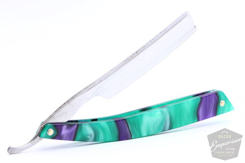 6/8" L. Herder & Son Friday Straight Razor | Custom Scales