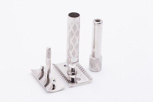 1920's Gillette New Improved Bostonian Safety Razor Set - Rhodium Revamp