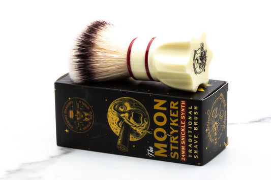 Phoenix Shaving | Moon Stryker 24mm Snickle Synth Hybrid Brush
