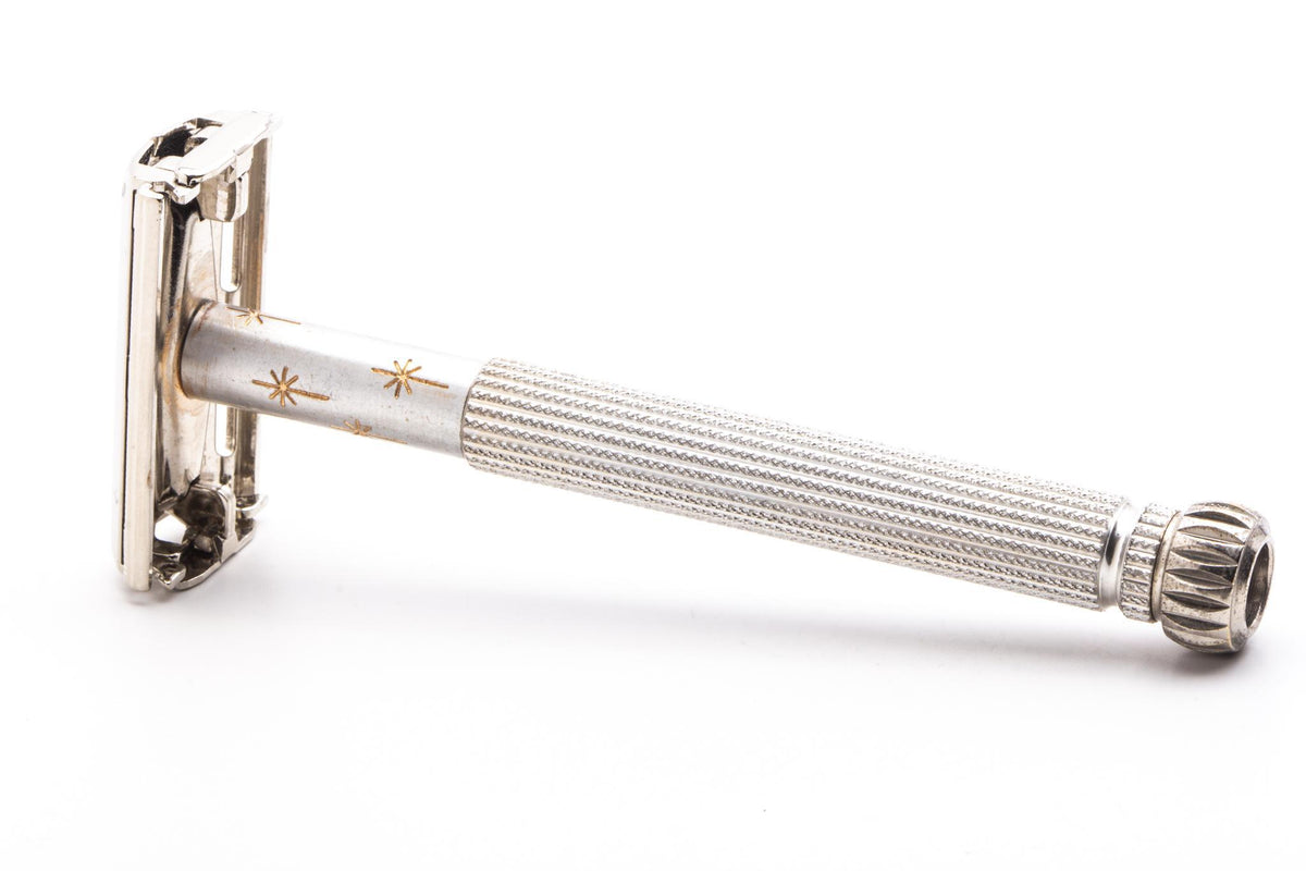 Gillette Razor Stars 1963 I1 Gillette Champagne Star Lady Gillette DE Safety Razor | Origin ...