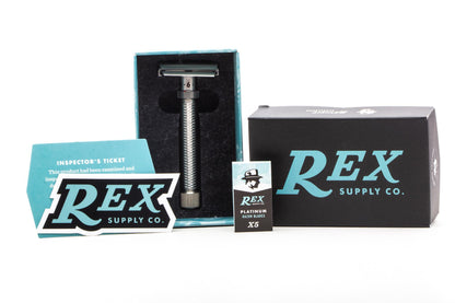 Rex Supply Co. | Konsul XL Slant Adjustable Stainless Steel Double Edge Safety Razor
