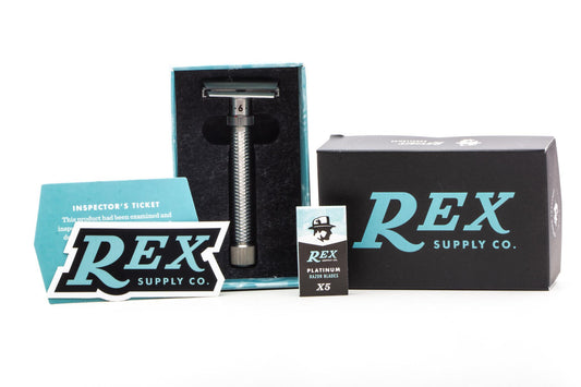 Rex Supply Co. | Konsul XL Slant Adjustable Stainless Steel Double Edge Safety Razor