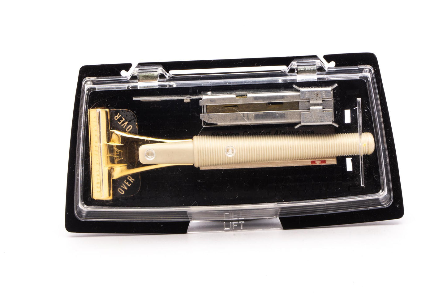 1950's Eversharp Schick Injector Safety Razor Set with Instructions | Original Condition