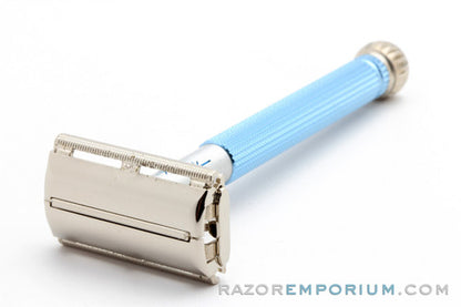 1965 Gillette Blue Star Lady Gillette DE Safety Razor Set K1