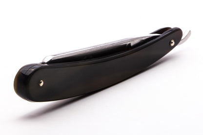 5/8" Ralf Aust Square Point Straight Razor | Horn Scales