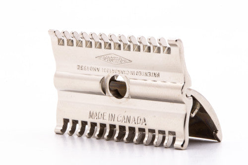 1930's Gillette NEW Long Comb DE Razor - Made in Canada - Nickel Revamp