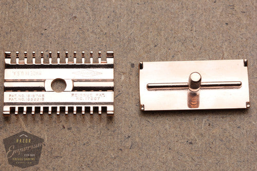 Gillette 1930's NEW Cap & Guard *Rose Gold REVAMPED
