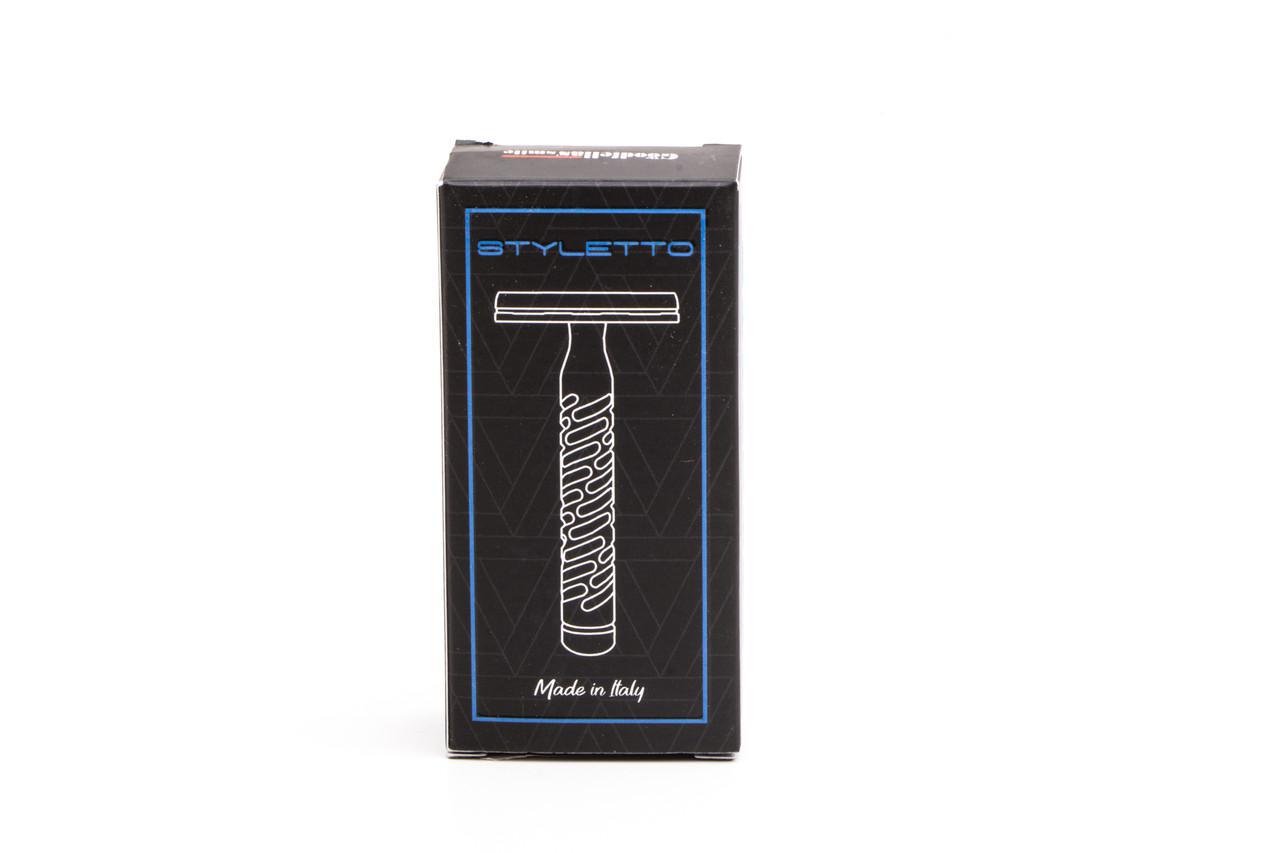 The Goodfellas' Smile | Styletto Blue Aluminum Double Edge Safety Razor