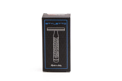 The Goodfellas' Smile | Styletto Blue Aluminum Double Edge Safety Razor