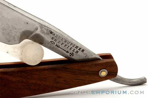 6/8" Wade & Butcher Straight Razor w/ Cocobello Wood Scale | Sheffield, England
