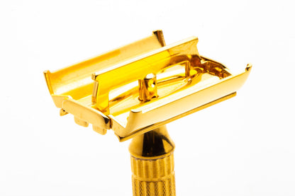 1947-51 Gillette Aristocrat TTO  Double Edge Safety Razor | 24K Gold Revamp