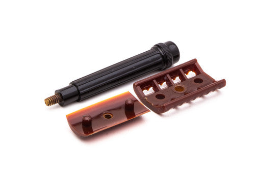 Vintage Plane Propeller Double Edge Plastic Safety Razor