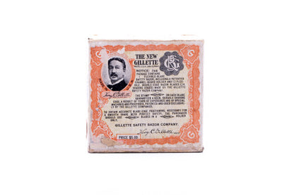 1921 Vintage Gillette Tuckaway Style Travel DE Safety Razor Set