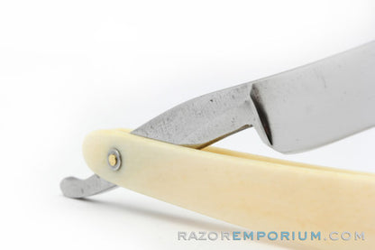 9/16" Vintage Straight Razor | Bone Scales