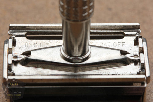 Gillette 1954 Flair-Tip Super Speed DE Safety Razor - Z3