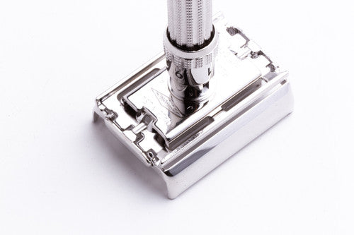 1964 J4 Gillette Slim Adjustable Double Edge Safety Razor | Rhodium Revamp