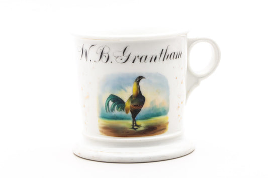 Vintage Hand Painted W.B Grantham Bird Shaving Mug