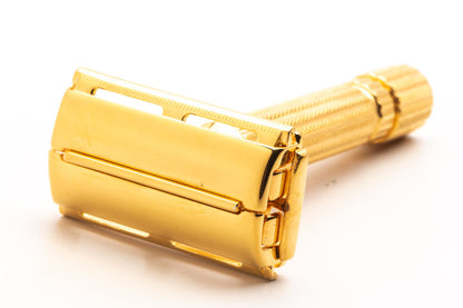 1948-50 Gillette Aristocrat Double Edge Safety Razor | 24k Gold Revamp