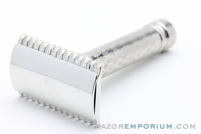 1922 Gillette New Improved Norfolk Tuckaway DE Razor Nickel Revamp