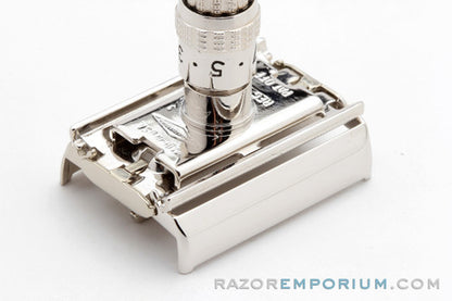 1966 Gillette L3 Slim Adjustable TTO Safety Razor | Rhodium Revamp