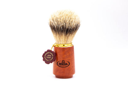 Omega 6144 Silvertip Badger Shaving Brush – Root wood