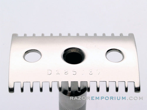 1916 Gillette Single Ring Old Type DE Safety Razor | Nickel Revamp