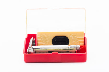 1950's Gillette British Rocket Safety Razor Set | Original Condition