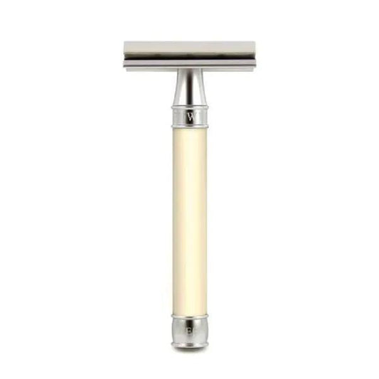 Edwin Jagger | Smooth 3ONE6 Stainless Steel Double Edge Safety Razor - Ivory