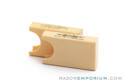 1920s Gillette Faux Ivory Blade Banks