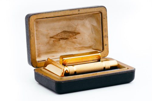 1930's Gillette NEW Bostonian Set 24K Revamp