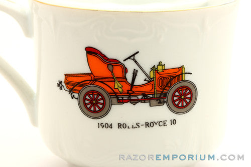 1904 Rolls Royce 10 Shaving Mustache Mug