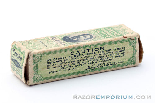 1910's Gillette Ball End Old Type DE Razor - Mint