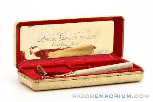 1960's Schick Injector Golden 500 Safety Razor