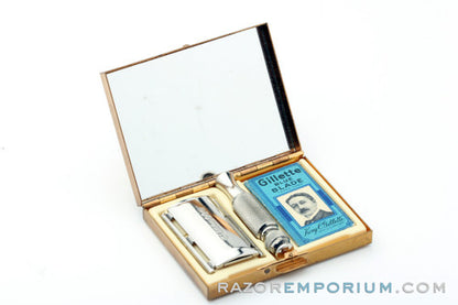 1966 Gillette Travel Safety Razor L1 with Metal Case