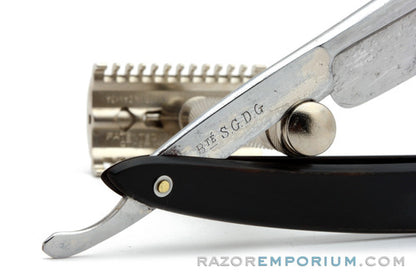 5/8" Leresche Le Lumineux "BTÉ S.G.D.G." Frameback Straight Razor  | France