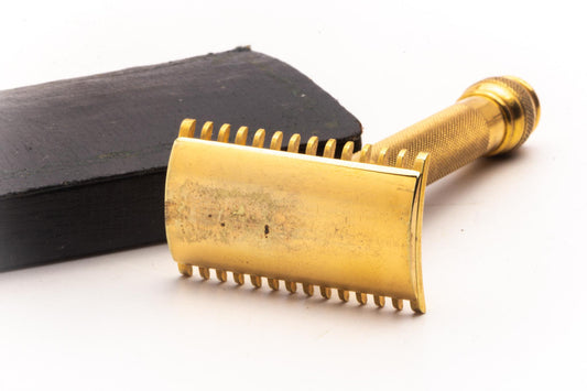 1920's Gillette "College Set" Old Type Ball End Double Edge Safety Razor Set | Original Condition