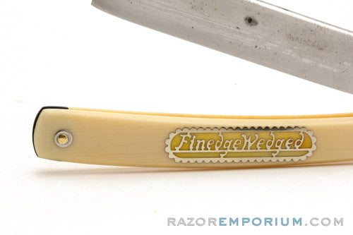 4/8" Finedge Cut Corp. Ostiso Wedged Straight Razor | Solingen, Germany