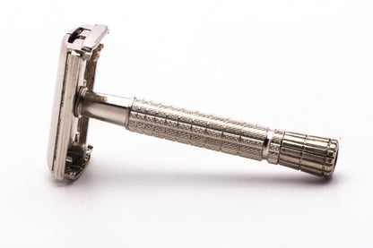 1956 B4 Gillette Flare Tip Double Edge Razor Set | Original Condition