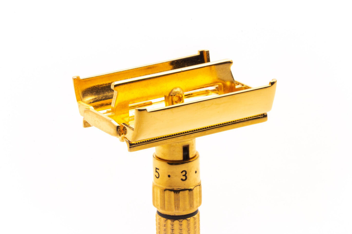 1958 D4 Gillette Executive Fatboy Adjustable Safety Razor | 24K Gold Revamp