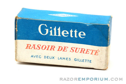Gillette Rasoir de Surete Safety Razor w/ Box & Blade | Made in England