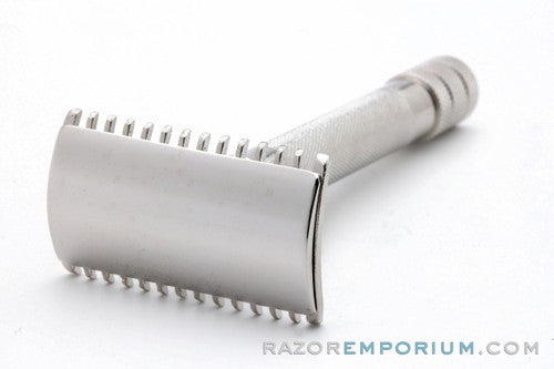 1920 Gillette Single Ring Old Type D.E. Safety Razor Nickel Revamp